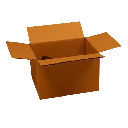 Boîte en carton pliant ondulé à 1 cannelure, dimensions intérieures  400x300x180 mm, qualité 1 .30C