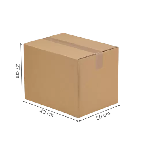 Caisse carton simple cannelure petites dimensions (A6) - 160 x 120 x 110 mm